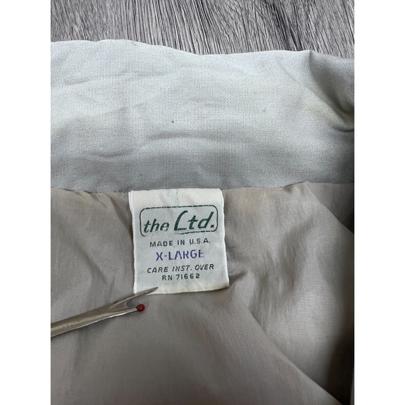 Vtg Lightweight Bomber Jacket Company Employee Technician Size XL Made in USA - Picture 2 of 6